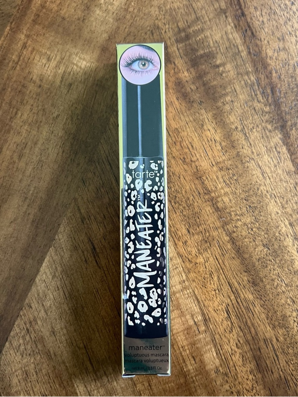 tarte Maneater Voluptuous Mascara — Black with Leopard Print
